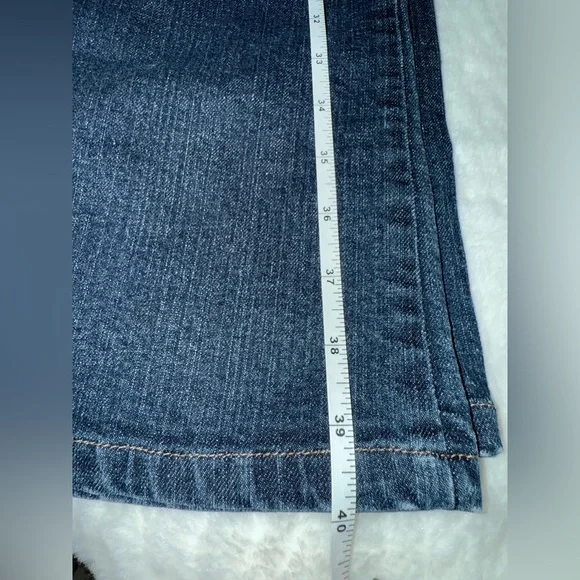 DKNY Dark Blue Straight Leg Jeans Size 10 - Picture 7 of 9